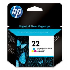 Tinteiro HP 22 Tricolor, C9352AE, 5ml, para Impressão de Texto e Gráficos Tinteiro HP 22 Tricolor, C9352AE, 5ml, para Impressão de Texto e Gráficos