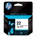 Tinteiro HP 22 Tricolor, C9352AE, 5ml, para Impressão de Texto e Gráficos Tinteiro HP 22 Tricolor, C9352AE, 5ml, para Impressão de Texto e Gráficos