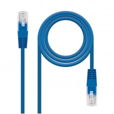 Cabo Rede Nanocable Cat.6 UTP RJ45: 1m, Azul Cabo Rede Nanocable Cat.6 UTP RJ45: 1m, Azul