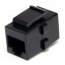 Cabo Startech Cat6 RJ45 UTP Preto - C6KEYCOUPLER Cabo Startech Cat6 RJ45 UTP Preto - C6KEYCOUPLER