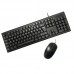Kit Teclado e Rato Coolbox PCC-KTR-001 - Teclado Espanhol, Rato Ótico, USB, Preto Kit Teclado e Rato Coolbox PCC-KTR-001 - Teclado Espanhol, Rato Ótico, USB, Preto