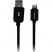 StarTech.com 1m (3ft) Black Apple 8-pin Lightning Connector to USB Cable for iPhone / iPod / iPad - Charge and Sync Cable - 1 meter (USBLT1MB) - Cabo Lightning - Lightning macho para USB macho - 1 m - proteção dupla - preto - para P/N: ST7C51224, ST7 StarTech.com 1m (3ft) Black Apple 8-pin Lightning Connector to USB Cable for iPhone / iPod / iPad - Charge and Sync Cable - 1 meter (USBLT1MB) - Cabo Lightning - Lightning macho para USB macho - 1 m - proteção dupla - preto - para P/N: ST7C51224, ST7