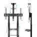 Suporte de Chão Tooq Ares com Rodas e Ajuste de Altura para Ecrãs 60”-100”