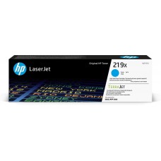 HP 219X - Alto Rendimento - azul cyan - original - LaserJet - cartucho de toner (W2191X) - para P/N: 499Q6F#ABZ, 499Q7F#ABU, 499Q8F#ABF, 499Q8F#ABU, 499Q8F#BAZ, 499R0F#ABU, 499R0F#ABZ