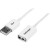 StarTech.com 3m White USB 2.0 Extension Cable Cord - A to A - USB Male to Female Cable - 1x USB A (M), 1x USB A (F) - White, 3 meter (USBEXTPAA3MW) - Cabo de extensão USB - USB (F) para USB (M) - USB 2.0 - 3 m - moldado - branco - para P/N: MSDREADU2 sem_imagem