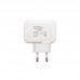 Carregador de Parede Tooq USB 2.0 e USB-C 27W Branco