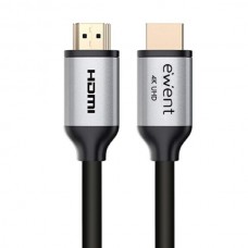 Cable Ewent Hdmi M/M V2.0 1.8m  Alta Velocidad Premium 4k Negro